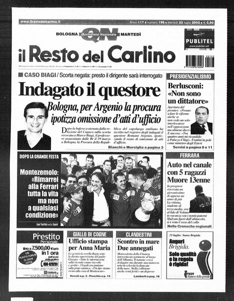 Il Resto del Carlino : giornale dell'Emilia